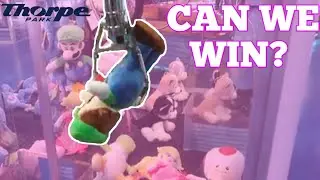 CAN WE WIN FROM UK CLAW MACHINES? | THORPE PARK