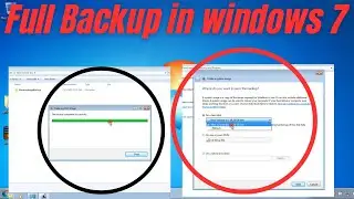 How to Take Backup in Windows 7 | Step-by-Step Guide to Backup Your OS