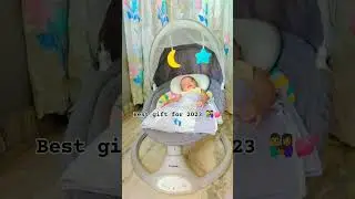 Yuvin Sleeping in his First Gift 🎁 #kids #kidsvideo #babyshorts #babysleep #2023 #babybee #swing