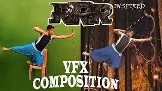 RRR VFX COMPOSITION | RAMCHARAN | BREAKDOWN | RAJIV (STUNT) | ABHILASH (VFX) #rrr