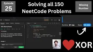 The true power of XOR in Python | Solving All 150 NeetCode Problems | Episode 25