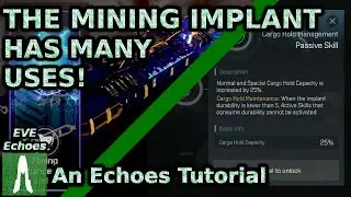 Mining Enhancements Many Utilities: Echoes Tutorial