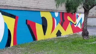 URBAN ART: Trasformazione di un Campetto da Basket - 2023 by YELETRES STUDIO CREATIVO
