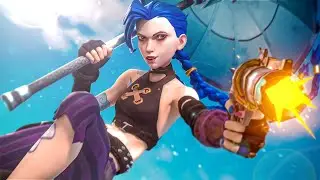Jinx's Arrival🚀 | Fortnite Thumbnail Speedart