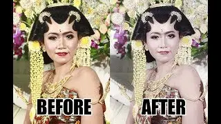 Tutorial Photoshop Dasar : Memperbaiki Warna Foto Wedding