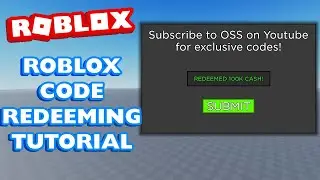 Roblox How to Make a: Code Redeeming System