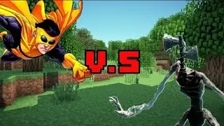 SINISTER MARK VS SIREN HEAD BUT IN MINECRAFT