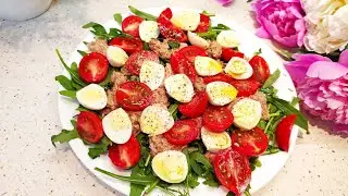 Ну очень вкусный салат с Тунцом!