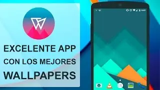 Wallrox; una excelente aplicacion con los mejores wallpapers (material desing).