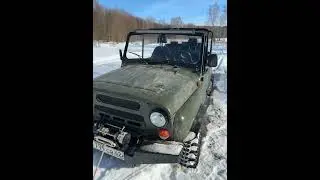 Повис #покатушки #уаз #offroad #uaz #niva #буханка #гараж #бездорожье