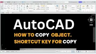 AutoCAD  | How to Copy Object in AutoCAD | How to  use Copy Command in Autocad | Copy Command |
