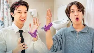 24 HOURS IN HANDCUFFS! HANGUKS TIED UP