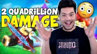 2 QUADRILLION DAMAGE PER HIT😱 - SWORD FIGHTER SIMULATOR - ROBLOX