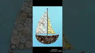 Smart use of buttons . art and craft with buttons.