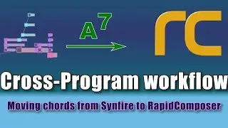 Cross Program Workflow - How to move chords from Synfire to RapidComposer