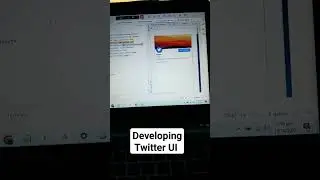 Twitter UI in Development. 