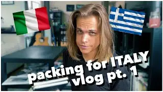 Packing for ITALY - Italy Vlog Pt. 1