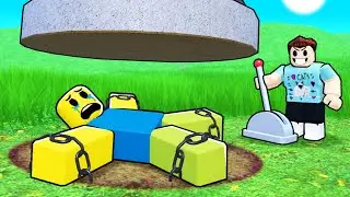 CRUSHING Roblox Noobs for fun..