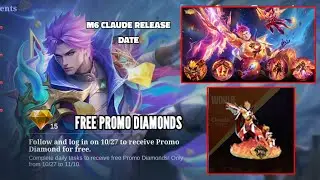 M6 Claude Event Release Date | Free Promo Diamonds is Back | MLBB