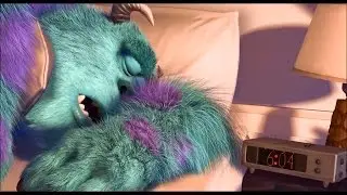 Monsters Inc Sully's morning