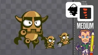 Spine Animation Tutorial - Game Art Creation - Set up the Images and create the Bones