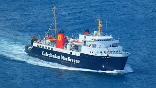 CalMac ferry MV Isle of Arran inbound to Kennacraig from Islay