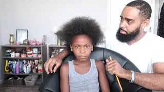DOING MY DAUGHTER HAIR !!!!