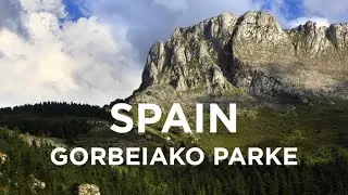 Spain Gorbeiako Parke Naturala - Drone | Wild Horses