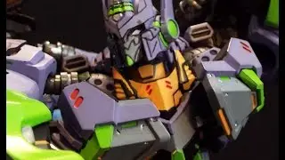 TRANSFORMERS CUSTOM EVANGELION UNIT 01 LEONIDAS