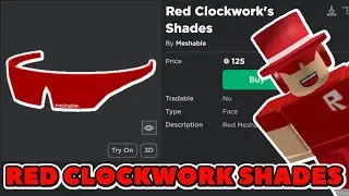 Roblox UGC Red Clockwork's Shades