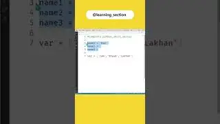 Creating Python Collections (Arrays - List, Tuple, Dictionary, Set)  - Python | Learning Section