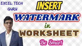 WATERMARK IN EXCEL | Watermark Image or Logo in Excel (1093)