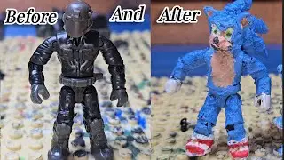Custom Building Sonic The Hedgehog!! #sonic #gaming #games #sega #custom #trending #viralvideo #new