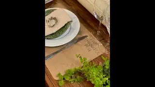 Tip for Thanksgiving table decor