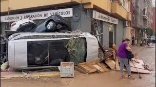 Zona afectada por la Dana en València (1/1/2024)