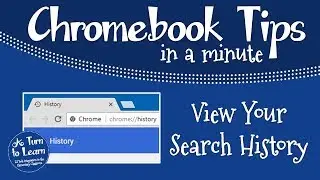Chromebook Keyboard Shortcut: View Search History