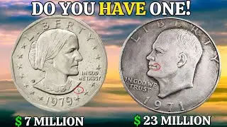 Most Expensive & Rare Eisenhower Dollars & Susan B Anthony Coins Worth Big Money!