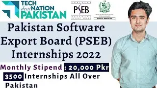 PSEB Internship 2022 | Pakistan Software Export Board Internship | PSEB Paid Internship 2022