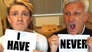 KID PLAYS NEVER HAVE I EVER WITH DAD!! (GONE WRONG)