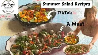 Marinated mushroom salad and an easy tictok recipe