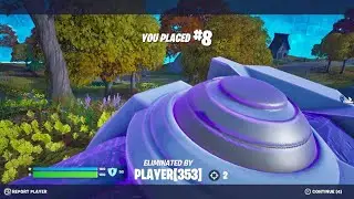 Playing battle royale in Fortnite almost won