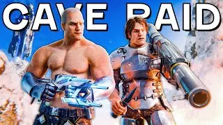 Raiding an ICE CAVE in SmallTribes ARK: Survival Ascended