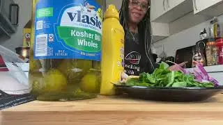 Cooking with Mrs Joneses Breadless pickle sandwich