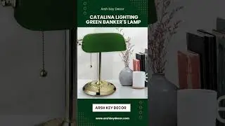 Catalina Lighting Green Banker Lamp | Table Lamp #shorts