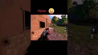 Victor caught in cross fire Pubg Funny moments #pubgmobile #shorts #bgmi