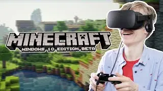 MINECRAFT IN VR! | Minecraft: Windows 10 Edition (Oculus Rift CV1 Gameplay)