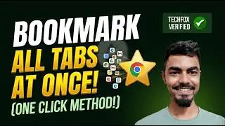 How to Bookmark All Tabs in Chrome at Once (Quick & Easy Method)