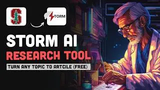 STORM: Stanford's  Free AI Tool That Turns Research Topics into Detailed Articles & PDFs Fast!
