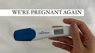 PREGNANT WITH OUR SECOND BABY! early symptoms & seeing the baby