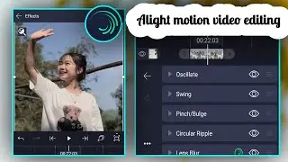 Alight motion video editing Alight motion tutorial video